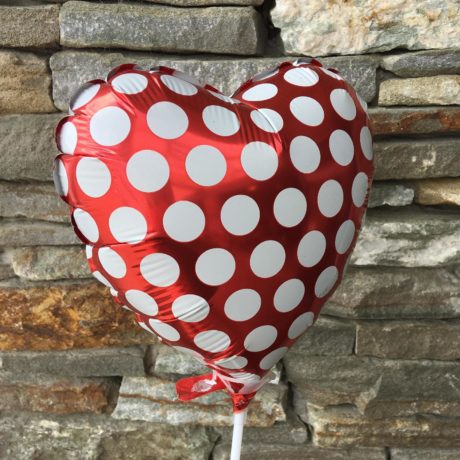 9 inch heart balloon